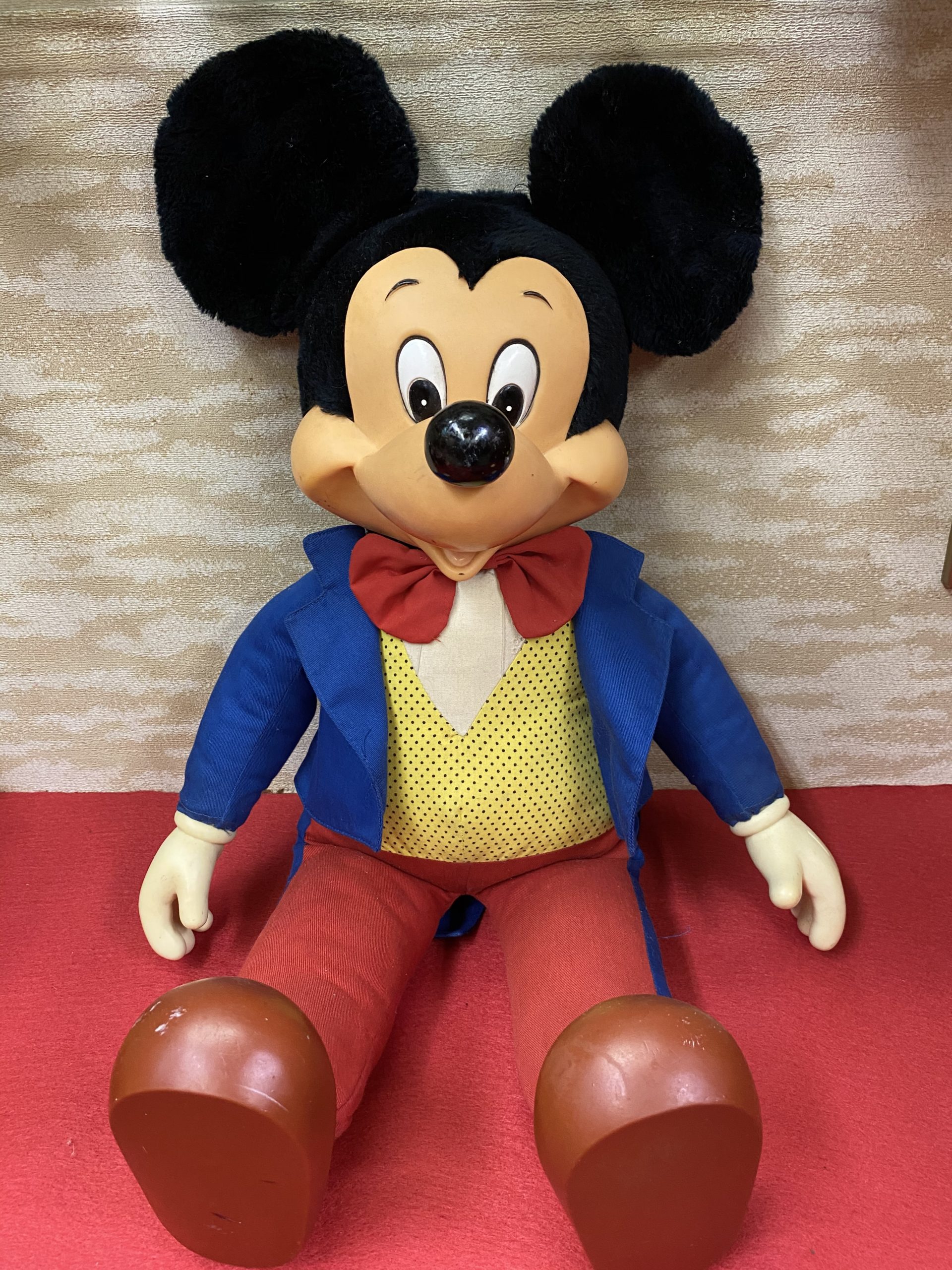 1980s ミッキーマウス ぬいぐるみ タキシード | 京都アンティーク 