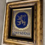ビンテージ LOWENBRAU レーベンブロイ パブミラー | 京都アンティーク