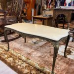アンティーク　テーブル　大理石　真鍮 4DE608B5-0B7C-430B-8220-