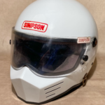 1990s ビンテージ SIMPSON フルフェイス ヘルメット 白 M程 | 京都